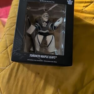 Hallmark Toronto Maple Leafs Goalie Ornament in Blue and White